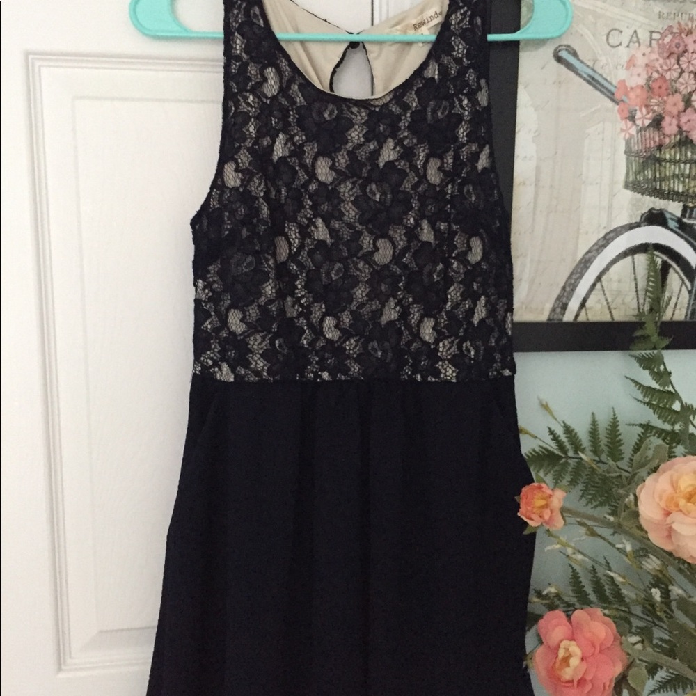 Lacey flowy tank dress